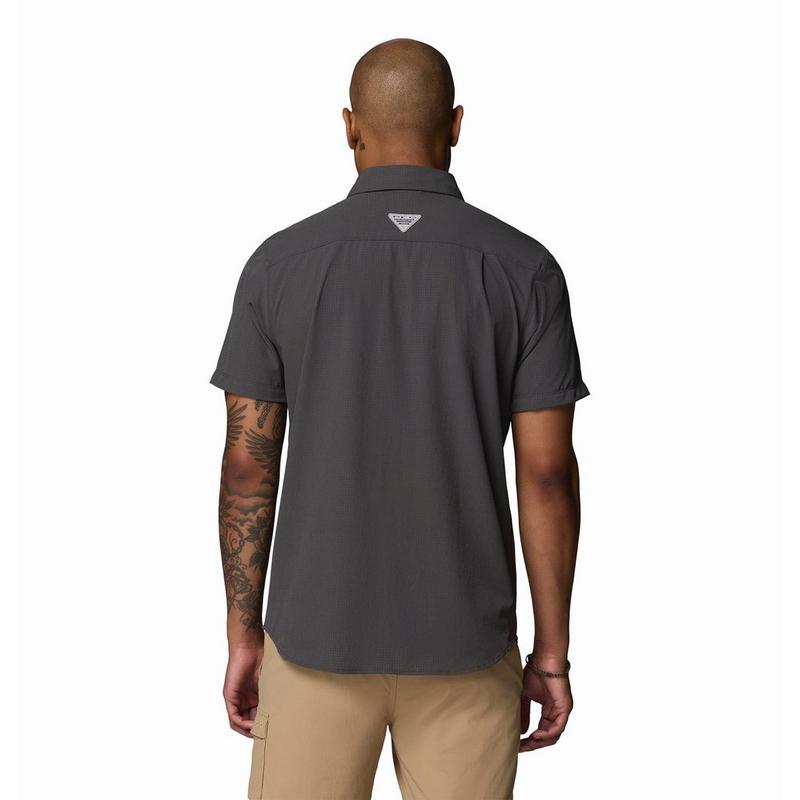 Columbia Chemise &agrave; manches courtes PFG Wild Cast Vent pour hommes