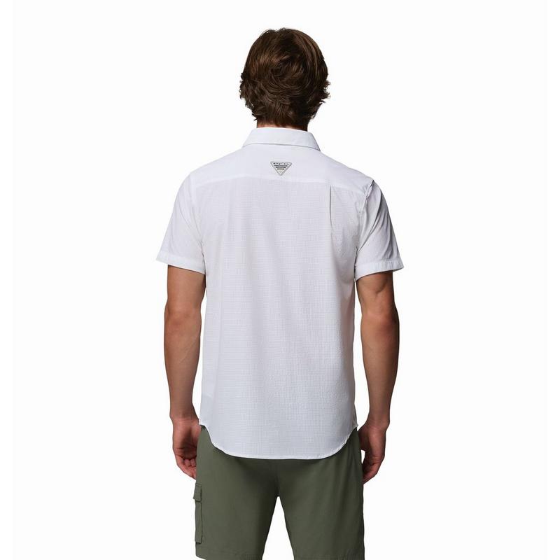 Columbia Chemise &agrave; manches courtes PFG Wild Cast Vent pour hommes