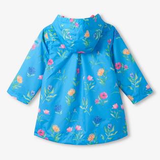 Hatley Girls' [2-12] Hyper Real Floral A-Line Swing Jacket