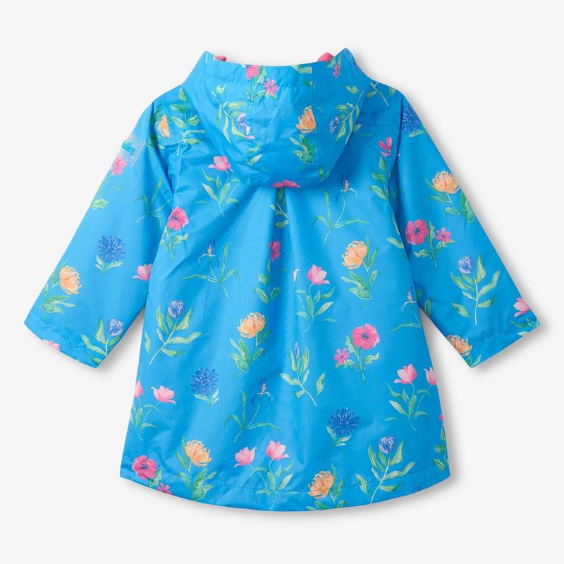Hatley Manteau Hyper Real Floral &agrave; coupe &eacute;vas&eacute;e pour filles [2-12]