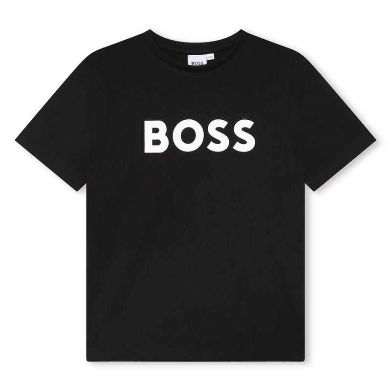 BOSS T-shirt &agrave; logo contrastant pour gar&ccedil;ons juniors [8-16]