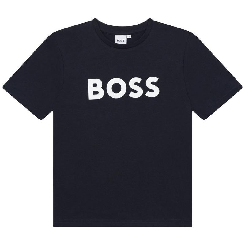 BOSS T-shirt &agrave; logo contrastant pour gar&ccedil;ons juniors [8-16]