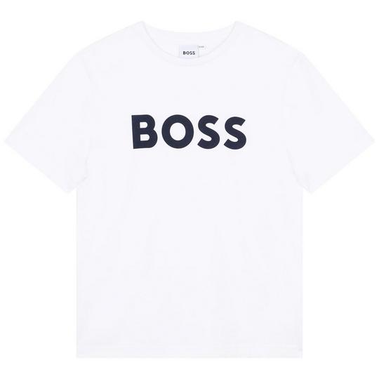 BOSS Junior Boys   8-16  Contrast Logo T-Shirt