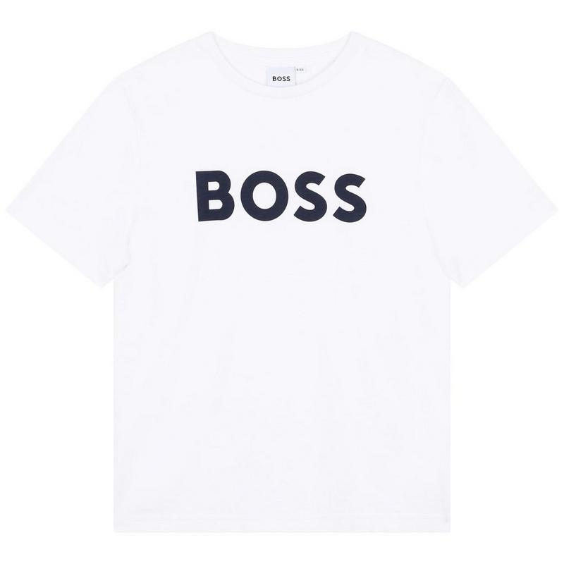 BOSS T-shirt &agrave; logo contrastant pour gar&ccedil;ons juniors [8-16]