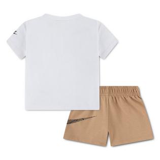 Nike Ensemble t-shirt en jersey d&eacute;contract&eacute; et short pour enfants [12M-7Y]