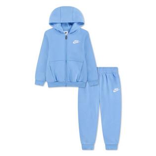 Nike Kids' [4-7] Club Fleece Full-Zip Hoodie + Jogger Two-Piece Set