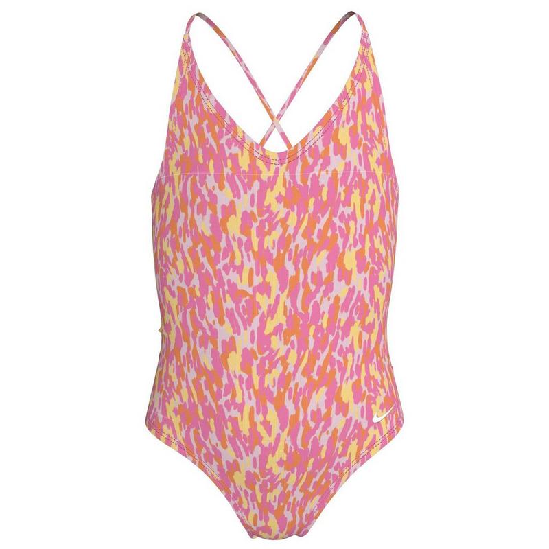 Nike Maillot une-pi&egrave;ce &agrave; cordons Running Wild pour filles juniors [7-16]