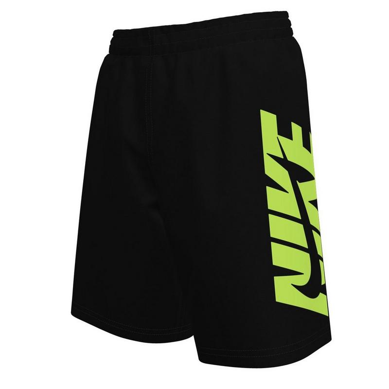 Nike Junior Boys' [8-16] Breaker Cutout Swoosh 7" Volley Swim Trunk