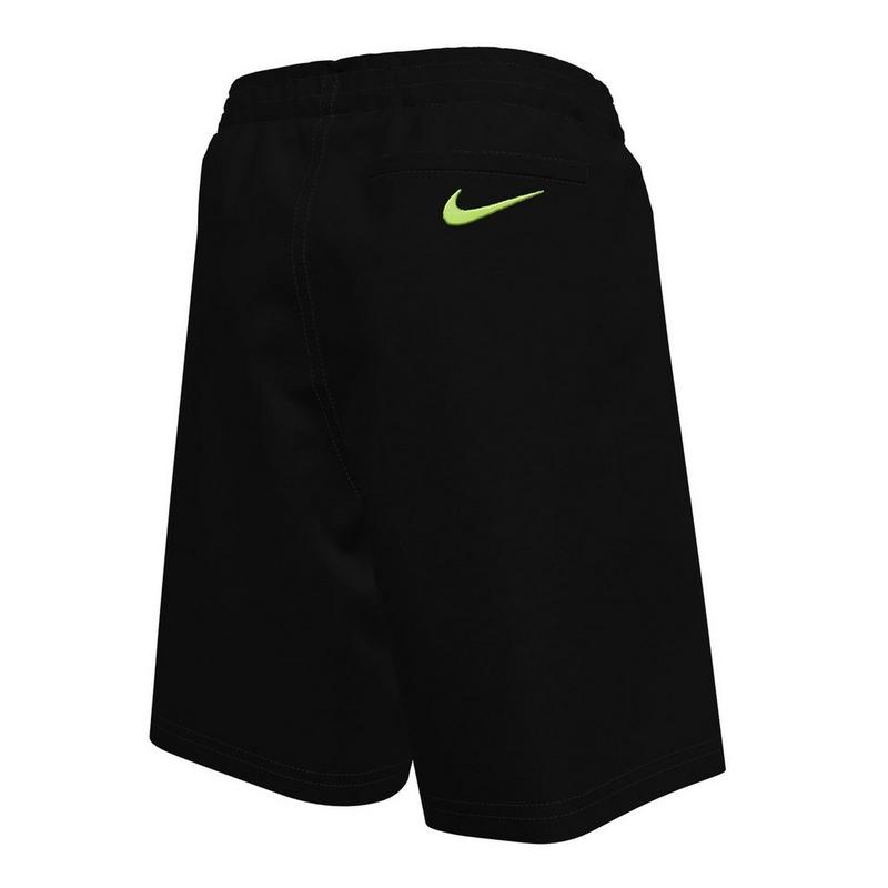 Nike Junior Boys' [8-16] Breaker Cutout Swoosh 7" Volley Swim Trunk