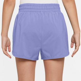 Nike Short d'entra&icirc;nement tiss&eacute; &agrave; taille haute One Dri-FIT pour filles [7-16]