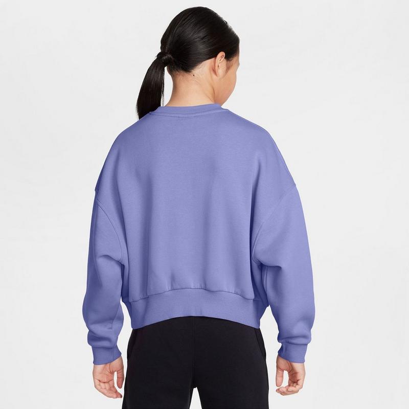 Nike Chandail Sportswear Club Fleece &agrave; coupe carr&eacute;e pour filles juniors [7-16]