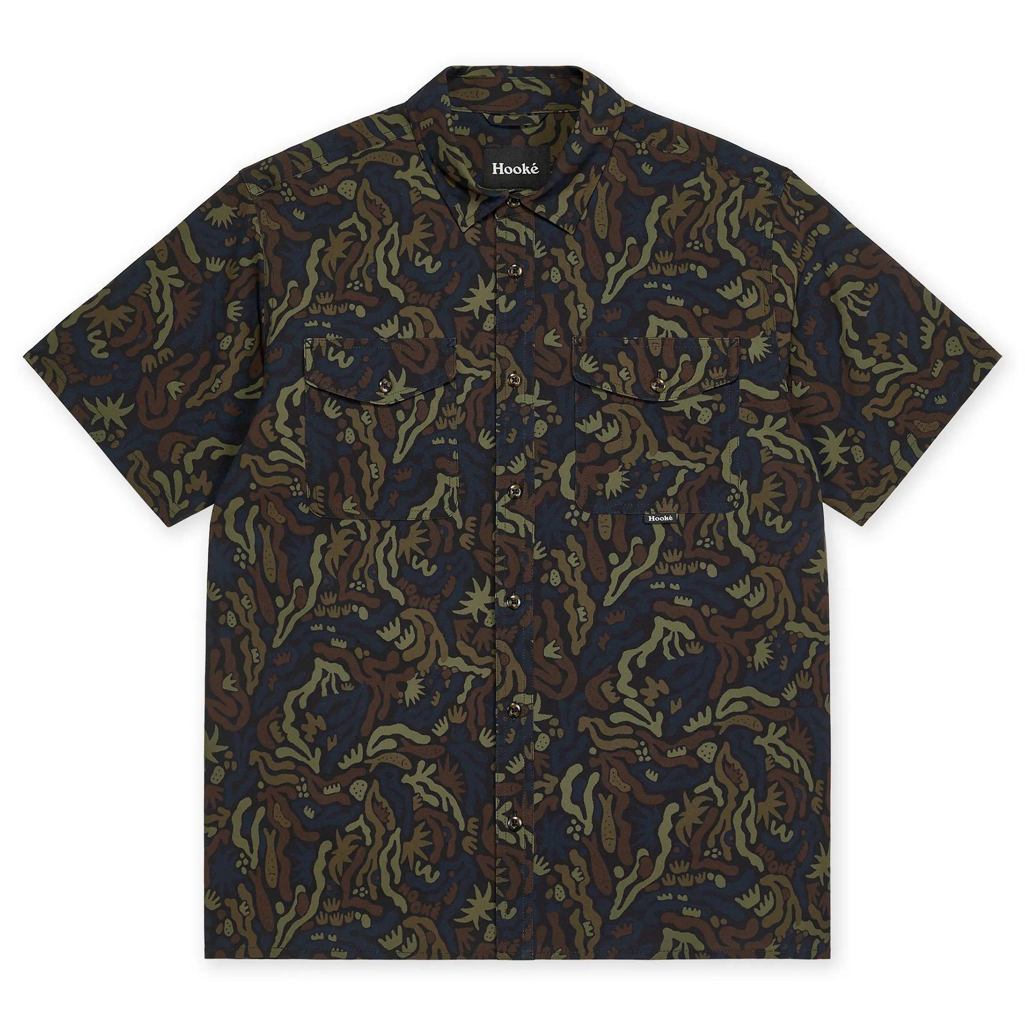 Hooké Seabed Short Sleeve Shirt - Men's - Multicolore - Size XXL