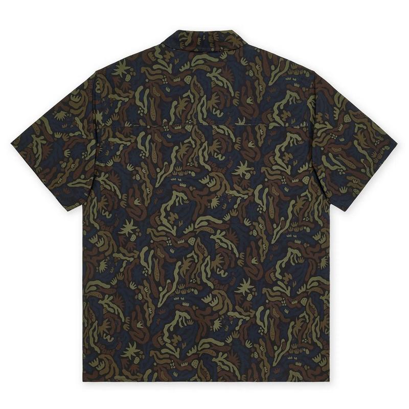 Hook&eacute; Chemise &agrave; manches courtes Seabed pour hommes