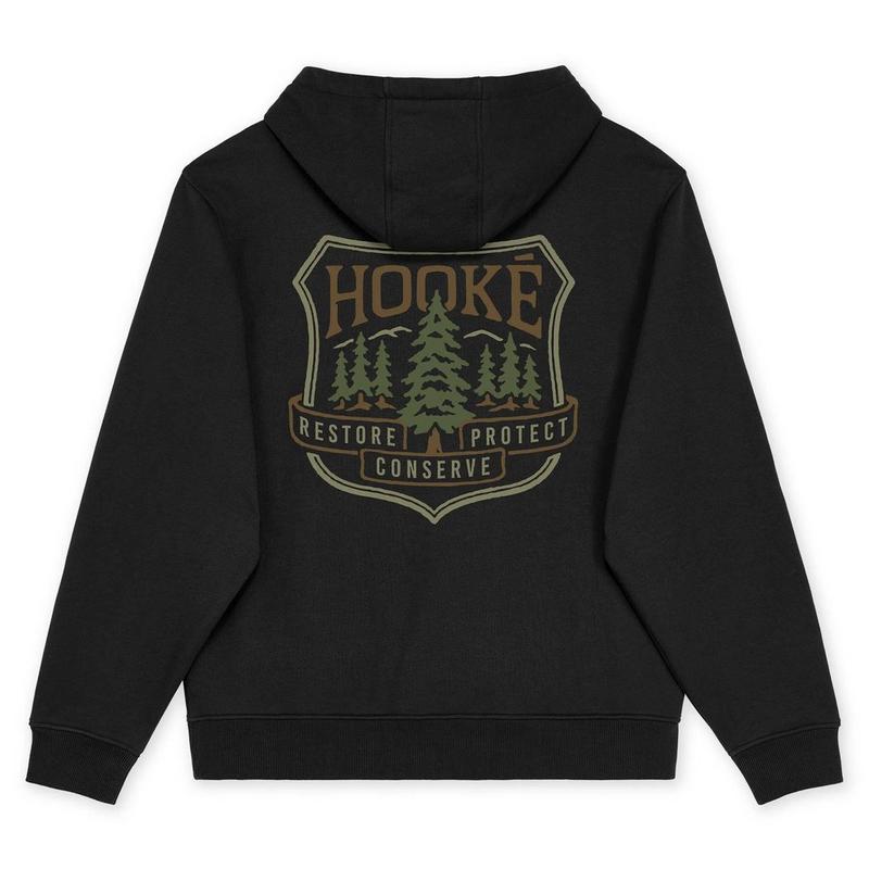 Hook&eacute; Chandail &agrave; capuchon Pine Trees pour hommes