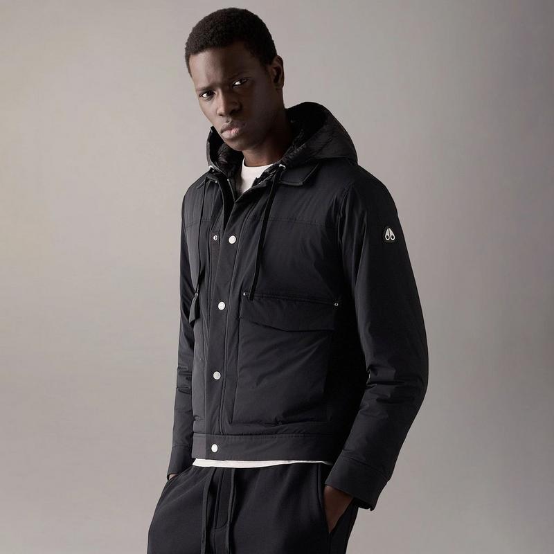 Moose Knuckles Veste Brixton Trucker pour hommes