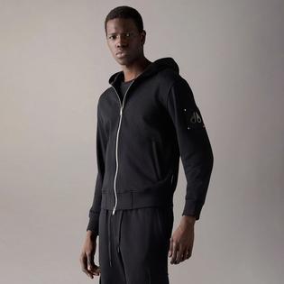 Moose Knuckles Chandail &agrave; capuchon avec glisis&egrave;re Hartsfield pour hommes