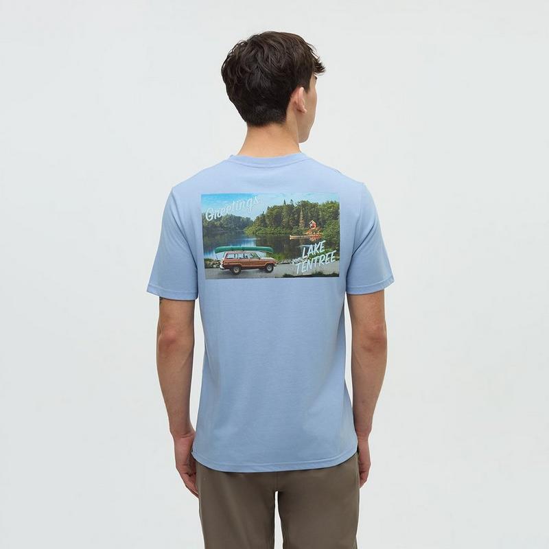 Tentree T-shirt Lake Tentree pour hommes