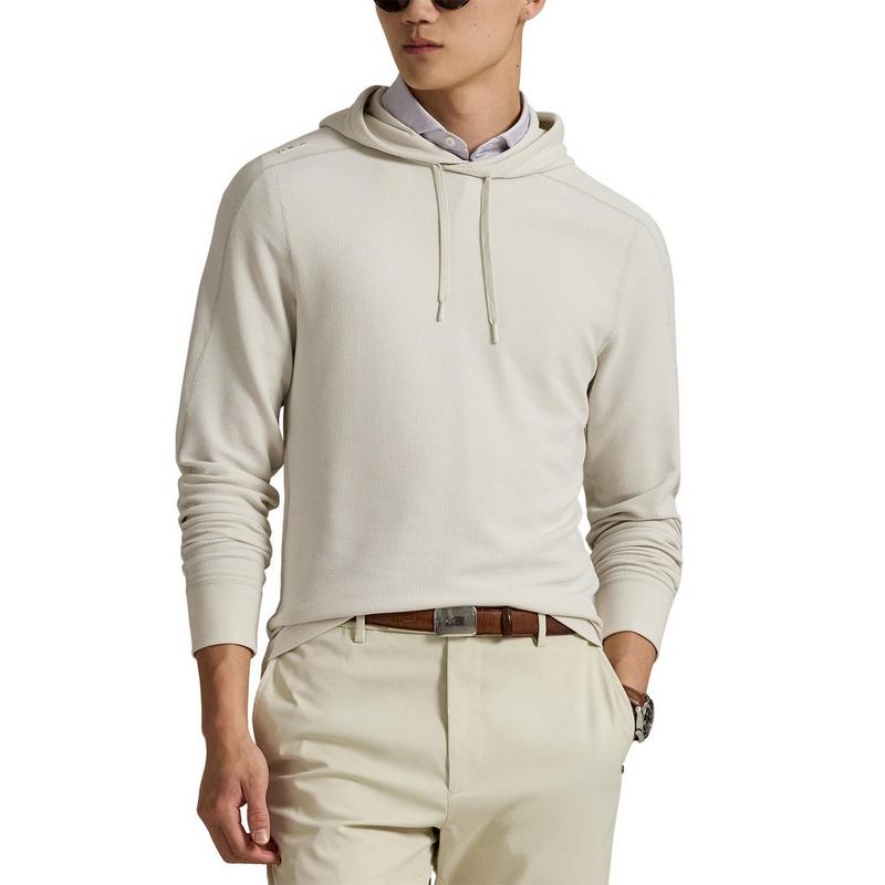 RLX Chandail &agrave; capuchon en tricot gaufr&eacute; Performance pour hommes
