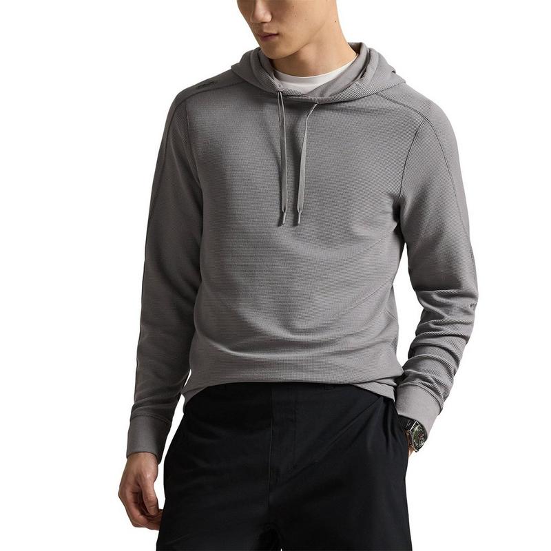 RLX Chandail &agrave; capuchon en tricot gaufr&eacute; Performance pour hommes