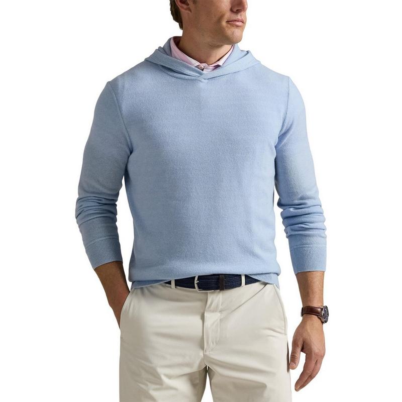 RLX Chandail &agrave; capuchon en cachemire lavable pour hommes