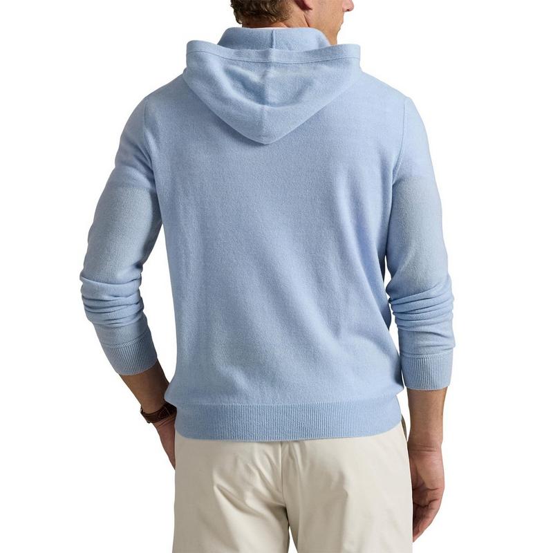 RLX Chandail &agrave; capuchon en cachemire lavable pour hommes