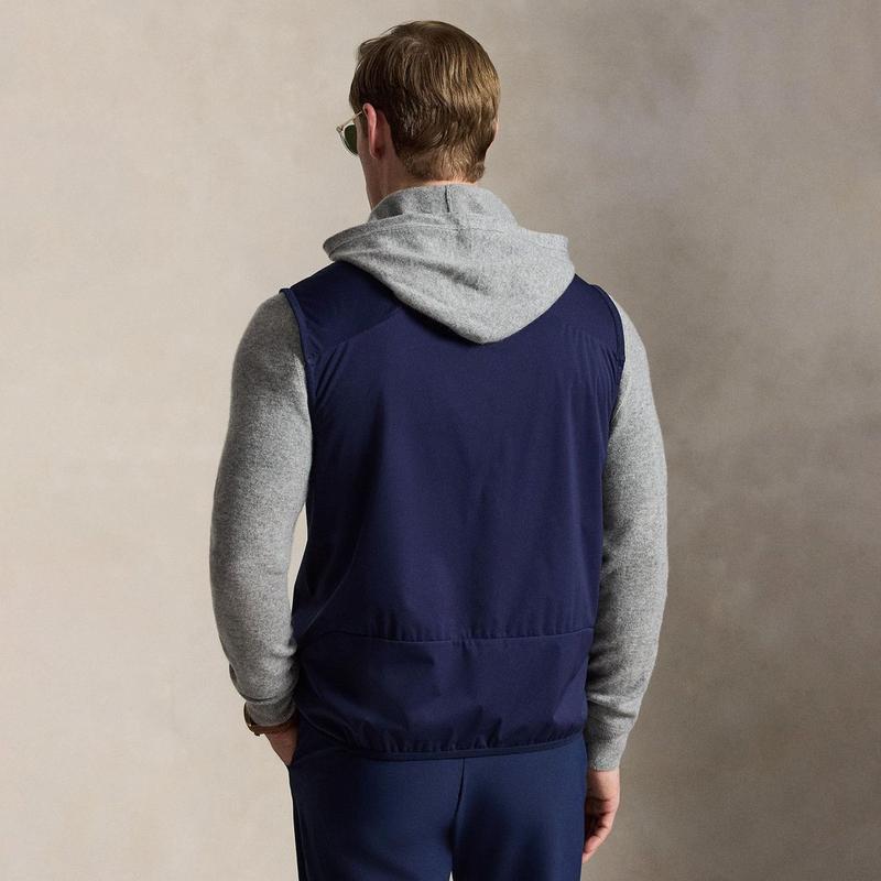 RLX Gilet compacte &agrave; blocs de couleurs pour hommes