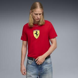 Puma Men's Scuderia Ferrari Coloured Shield T-Shirt