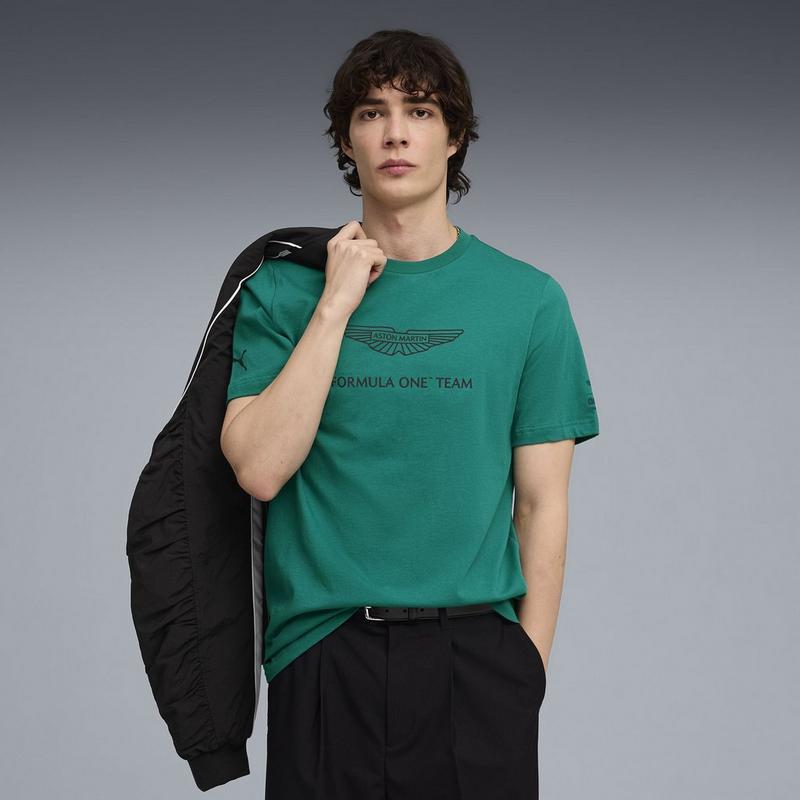 Puma T-shirt Aston Martin Aramco F1 Team Essentials pour hommes