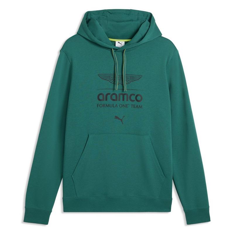 Puma Chandail &agrave; capuchon Aston Martin Aramco F1 Team Essentials pour hommes