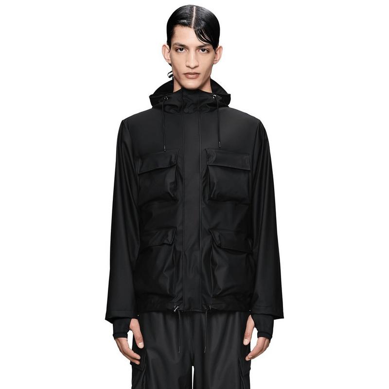 RAINS Manteau &agrave; poches pour hommes