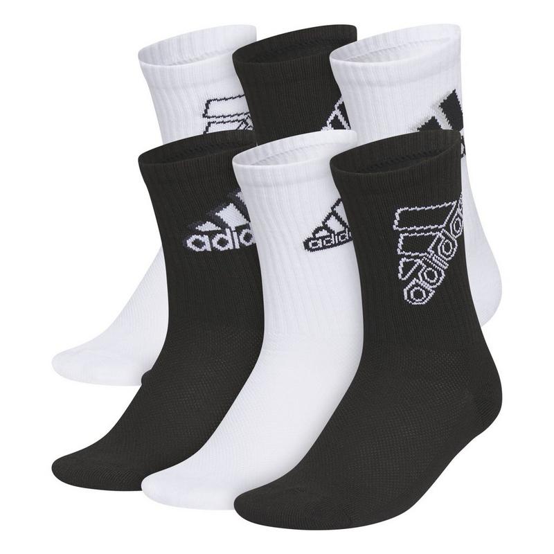 adidas Chaussettes mi-mollet coussin&eacute;es Mix 2.0 pour enfants (paquet de 6)