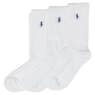 Polo Ralph Lauren Chaussettes mi-mollet Sport coussin&eacute;es pour femmes (paquet de 3)