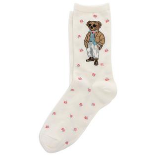Polo Ralph Lauren Women's Polo Bear Floral Crew Sock