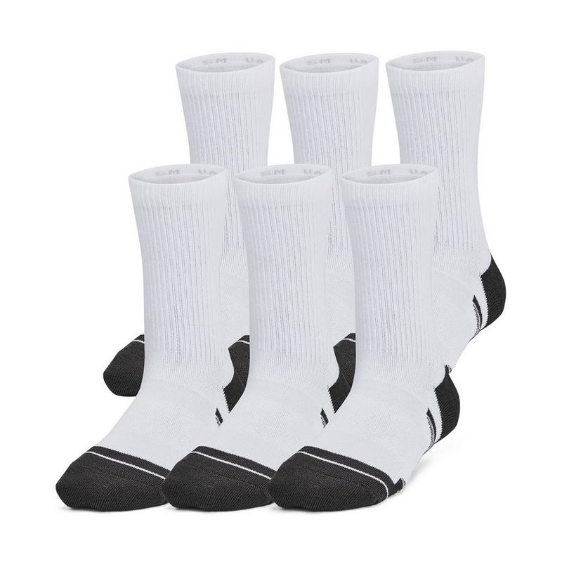 Under Armour Chaussettes mi-mollet Performance Tech pour juniors [7-16] (paquet de 6)