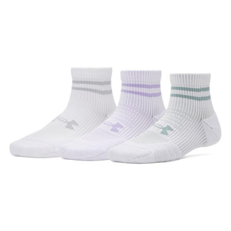 Under Armour Chaussettes courtes Play Up pour femmes (paquet de 3)