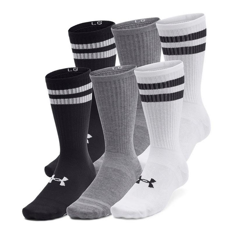 Under Armour Chaussettes mi-mollet Essentials unisexes (paquet de 6)
