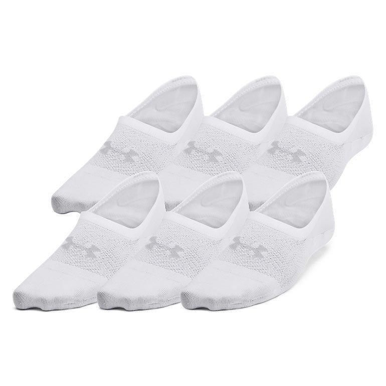 Under Armour | Women's Breathe Lite Liner Socks, White Mod Grey, Size Small