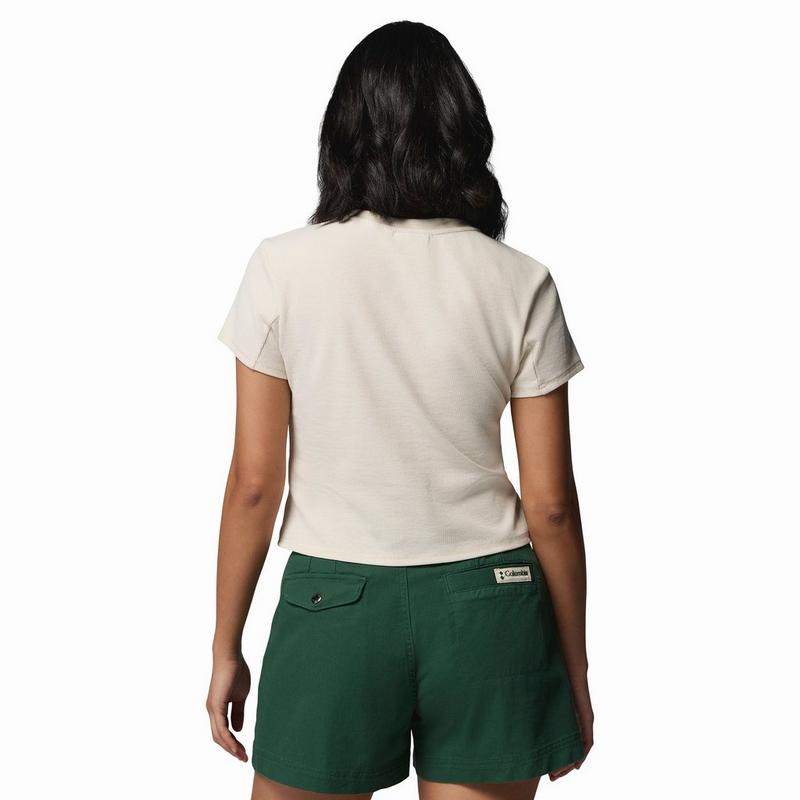 Columbia Haut &agrave; manches courtes en tricot Acker Rock pour femmes