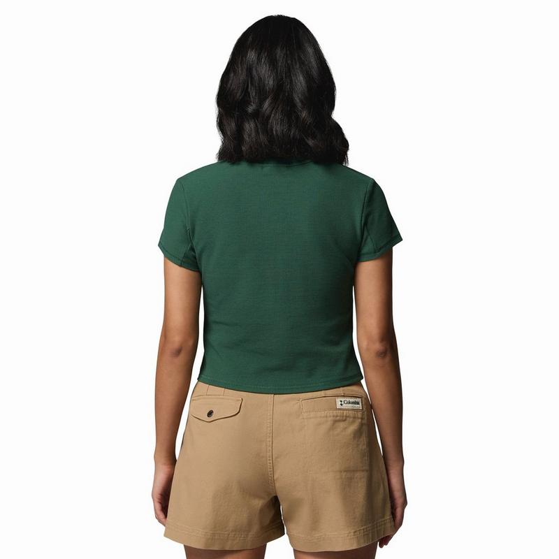 Columbia Haut &agrave; manches courtes en tricot Acker Rock pour femmes