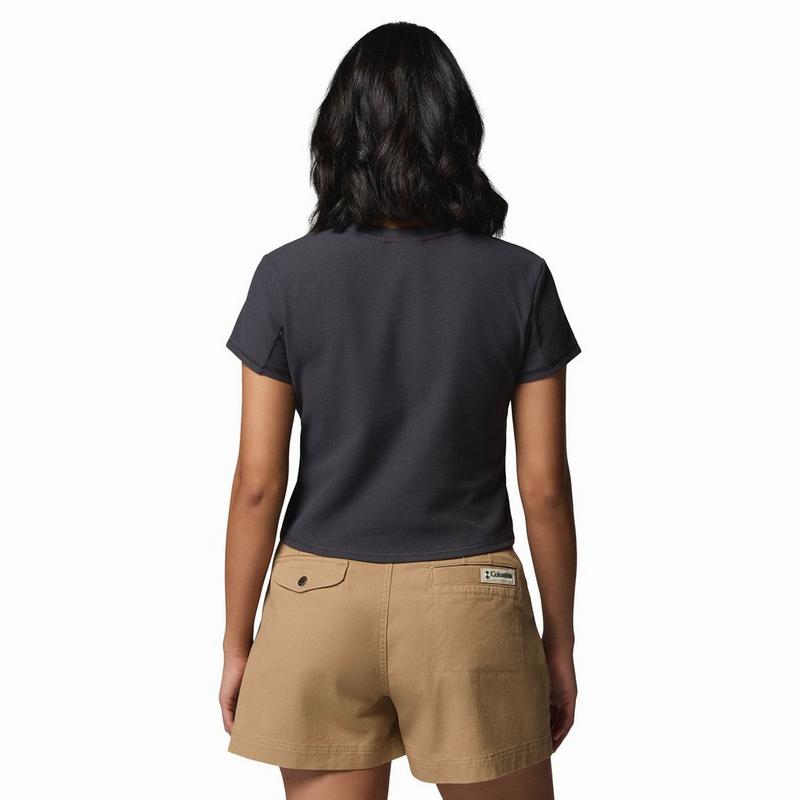 Columbia Haut &agrave; manches courtes en tricot Acker Rock pour femmes