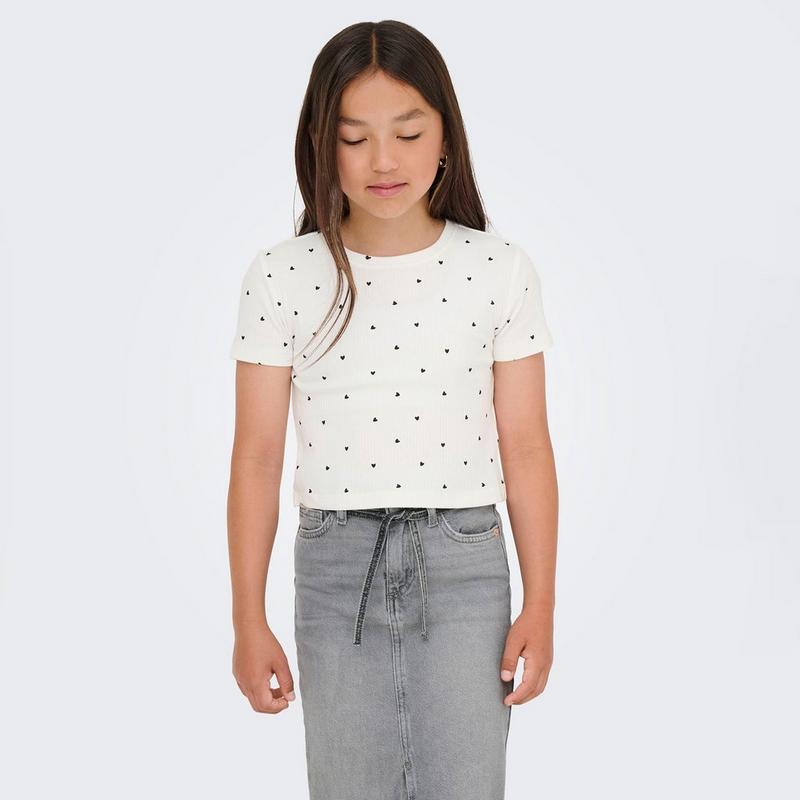 Only T-shirt court Bella pour filles juniors [10-14]