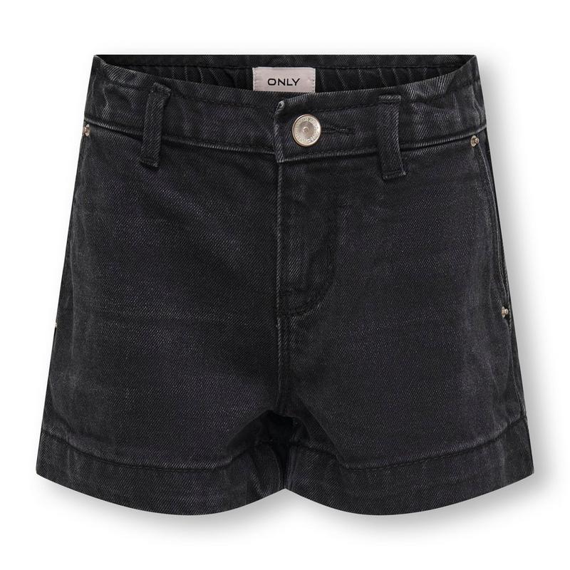 Only Short en denim &agrave; jambe large Comet pour filles [10-14]