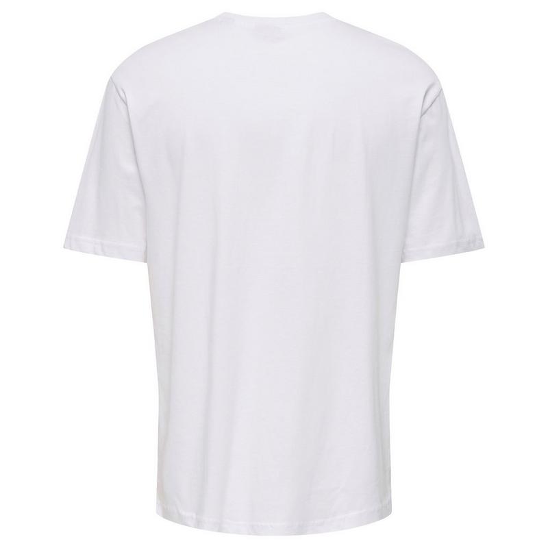 Only & Sons T-shirt Axel Passa &agrave; coupe d&eacute;contract&eacute;e pour hommes