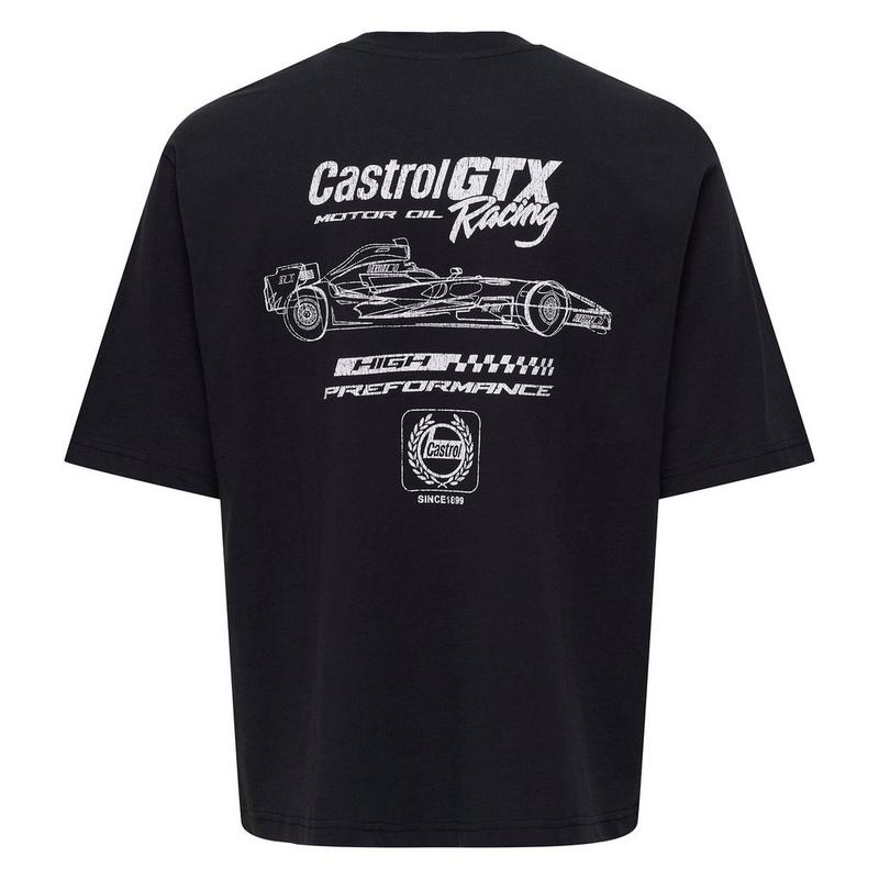 Only & Sons Men's Castrol Life Relaxed T-Shirt