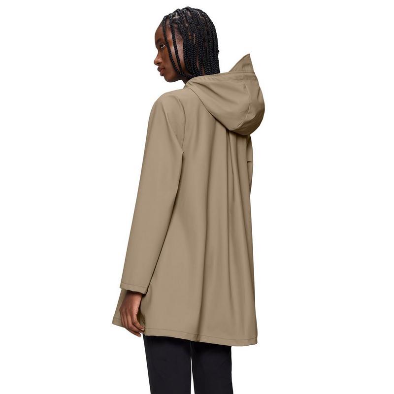 RAINS Veste W &agrave; silhouette trap&egrave;ze pour femmes