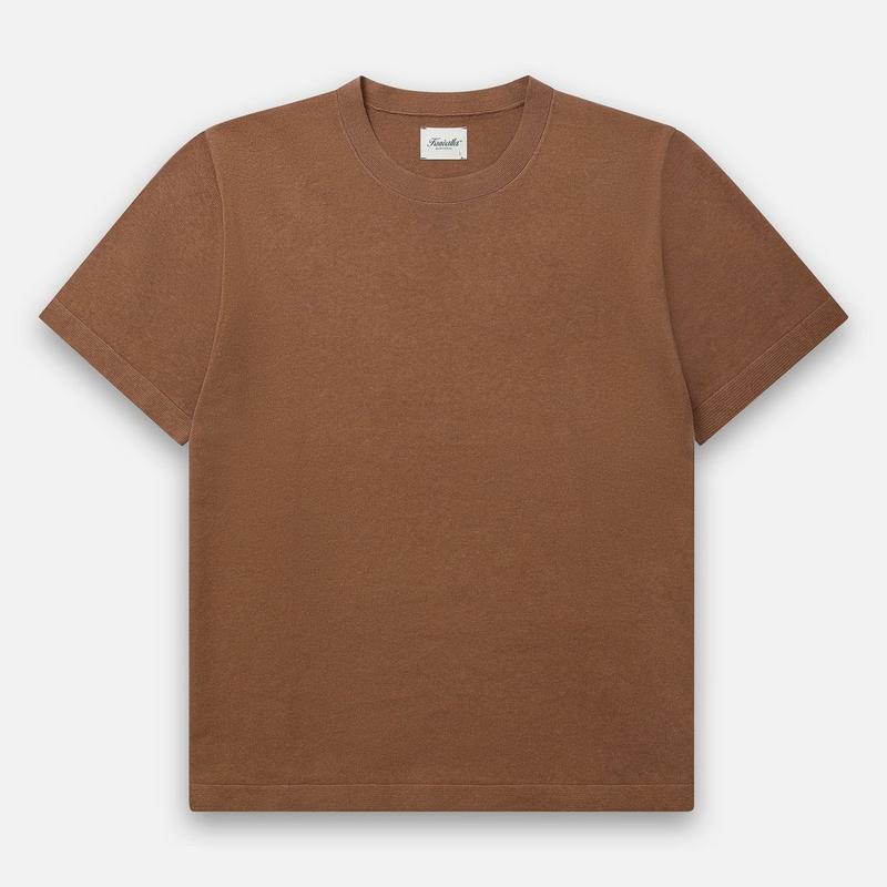 Kuwalla T-shirt en tricot de lin pour hommes