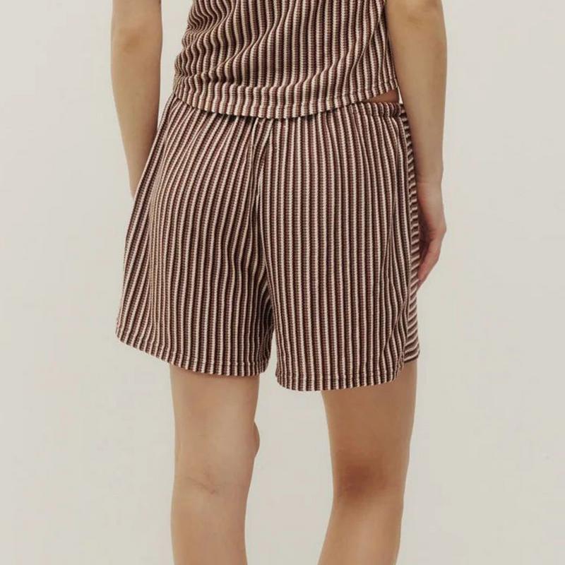 Kuwalla Short &agrave; rayures Chloe pour femmes
