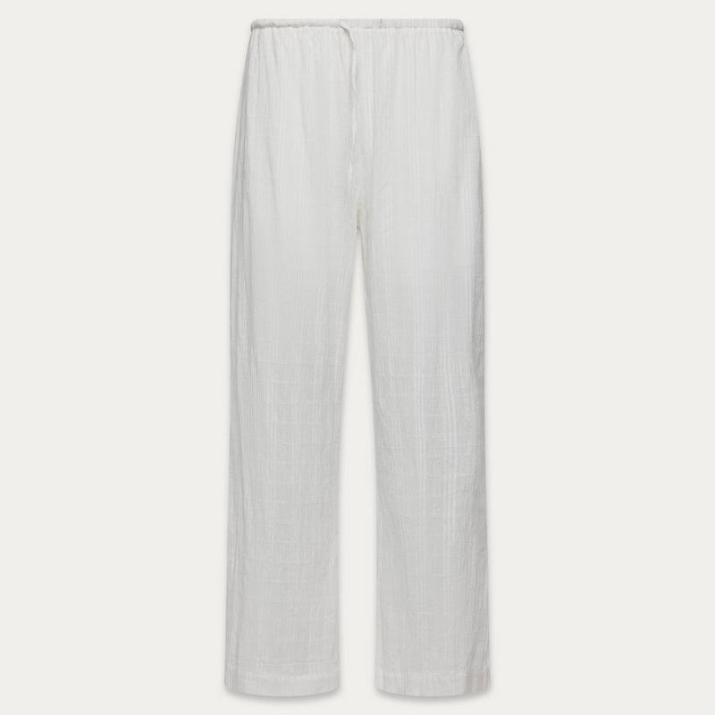 Kuwalla Pantalon Vanna smock&eacute; &agrave; jambe large pour femmes