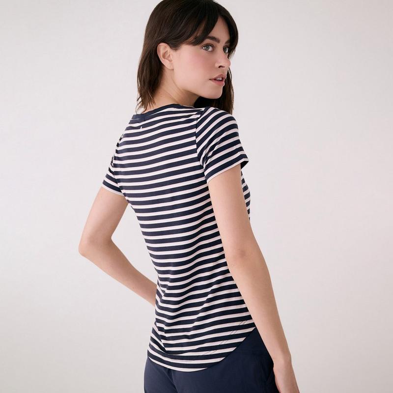 Lole T-shirt &agrave; col en V Dynamic pour femmes