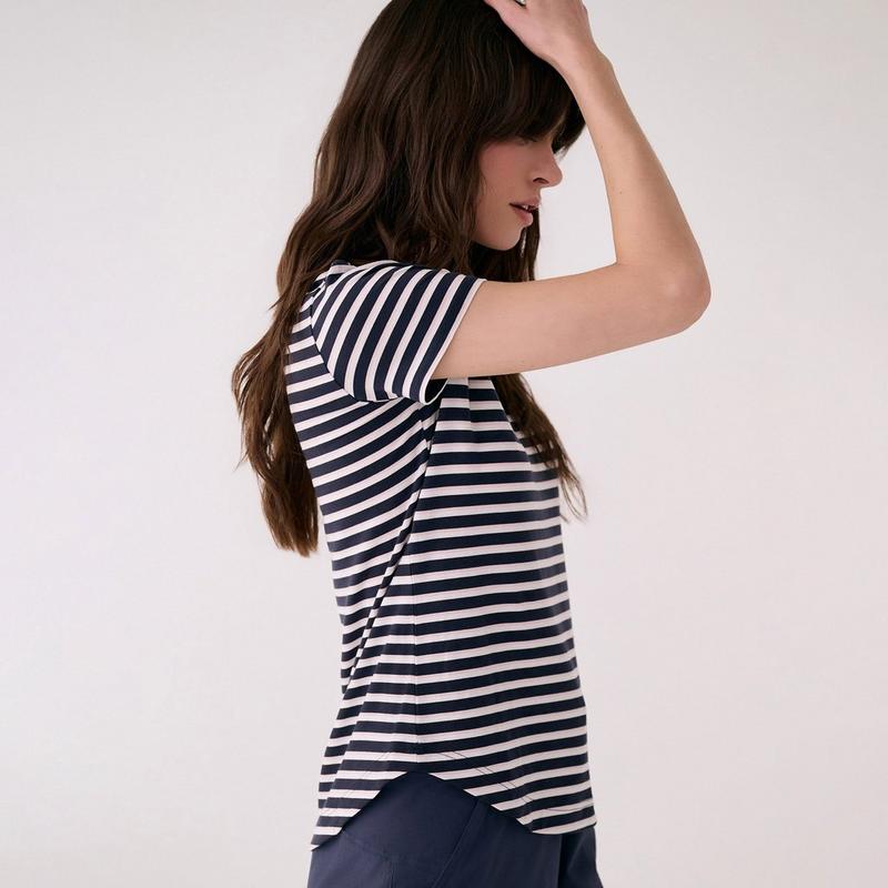 Lole T-shirt &agrave; col en V Dynamic pour femmes